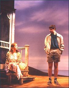 Kate Jennings Grant as Dorothy and Ryan Driscoll as Hermie
